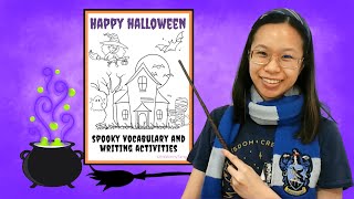 FUN Halloween Vocabulary and Writing Activities FREE PDF