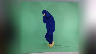 Хаги Ваги На Зелёном Фоне, Футаж, Хромакей