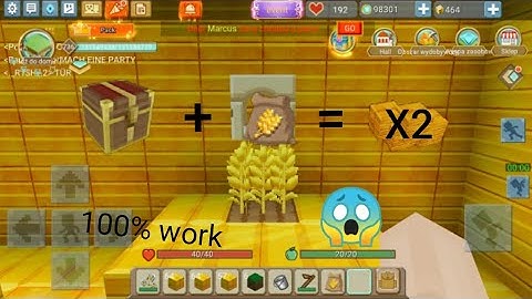 Duplication glitch sky block (blocman go 1.29.3)