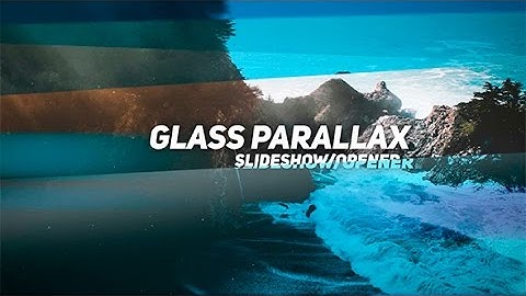 Glass Parallax Slideshow (After Effects template)