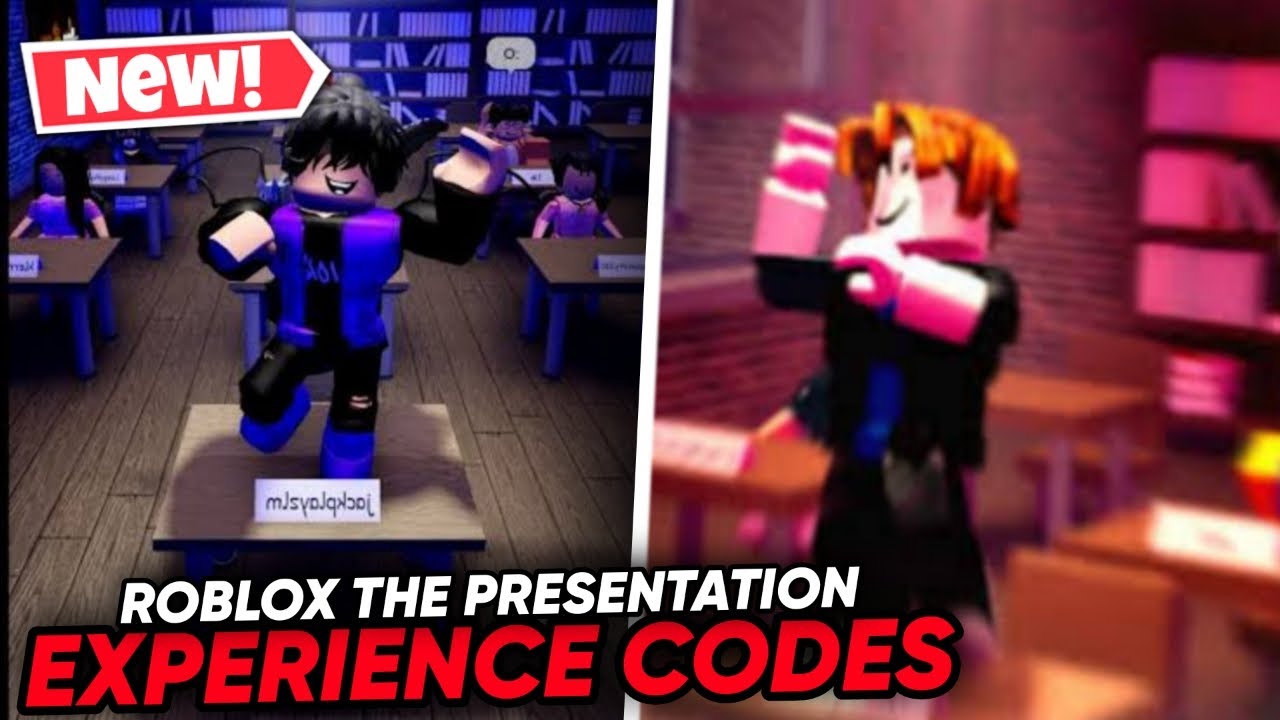roblox presentation experience codes gems