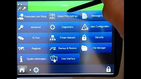 DOMINO PRINTER SETTING V120i touch pad printer parameter settings!  this setting allow other ribbon!