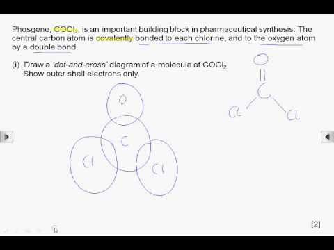 How2: Draw a covalent dot-and-cross diagram - YouTube
