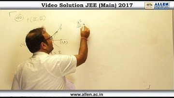 JEE Main 2017 Exam Mathematics Solution – Q. No. 39, 40 (Paper Code-B)