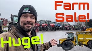 Huge Farming Machinery Sale York UK! Vintage Tractors, Lots of Kit!