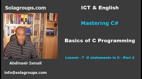 Mastering C# Lesson - 7 If statements in C - Part 1