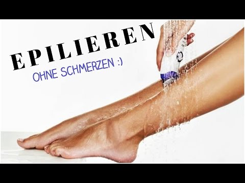 Video: Epilation. Wie macht man es weniger schmerzhaft?