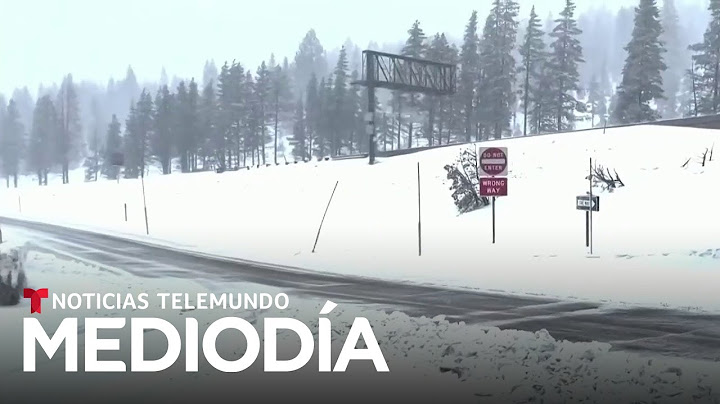 Fuertes lluvias, inundaciones e inusuales nevadas afectan a varios estados | Noticias Telemundo