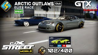 CarX Street Mobile | Arctic Outlaws Club Elite Race | 102/400 Gold For LMH Car | Low-End Device