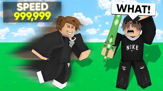 I Secretly CHEATED Using SPEED HACKS.. (Roblox Bedwars)