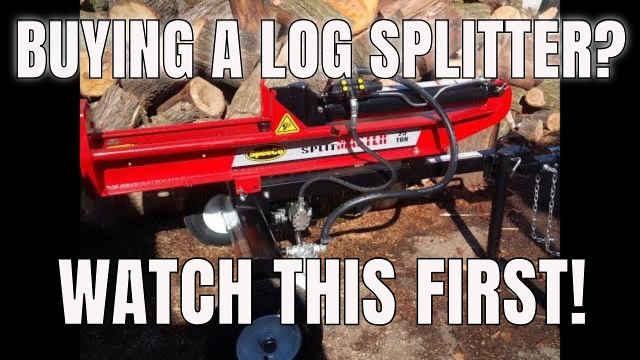 BUYING A HYDRAULIC LOG SPLITTER? - What You Need To Know - YouTube