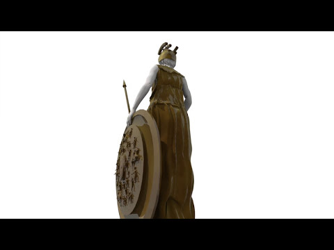 Goddess Athena's Statue Reveals Her True Colors (Video)