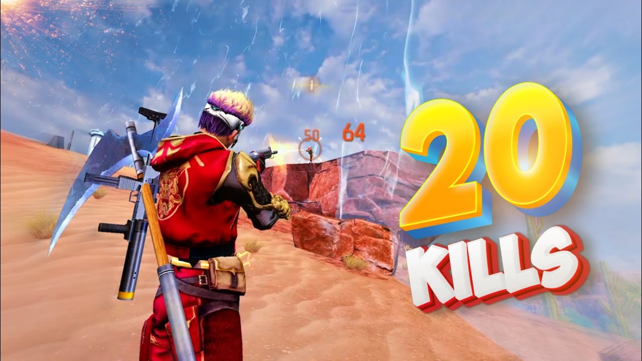 20 Kills Solo Vs Squad 😱 Op Gameplay 🔥Free fire - YouTube