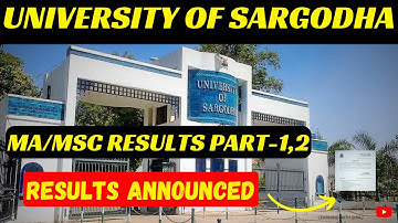 MA MSc Annual 2022 Results Sargodha University - MA MSc Results UOS Date