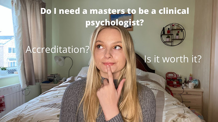 Can you become a clinical psychologist with a masters degree