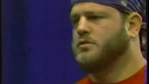 Jake Roberts vs. Brett Sawyer for the National Title. WCW, October 1983.