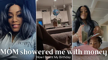 SHOWERED WITH MONEY BY MOM | MEETING A SUBSCRIBER FOR MY BIRTHDAY @TheRoseHouse_