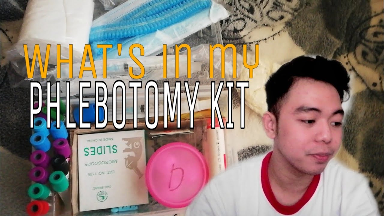 WHAT'S IN MY PHLEBOTOMY KIT / Tackle box (Medtech Student) 
