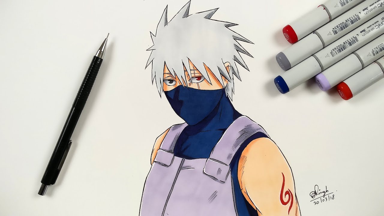 Anbu Kakashi Drawing