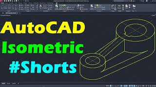 AutoCAD Isometric #Shorts