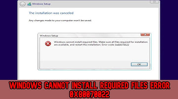 FIX Error Code 0x80070022 when installing Windows 11/10 SOLVED  [Tutorial]