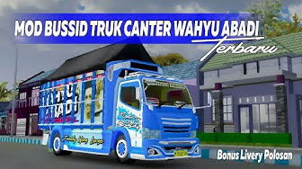 Download mod bussid truck canter wahyu abadi m18