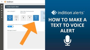 How to create a Text-to-Voice Alert in Indition Alerts