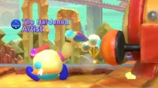 Kirby gets run over by a train