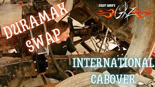 International Cabover Truck Duramax Diesel Swap Project Heavy Metal  Stacey David's Gearz S4 E9