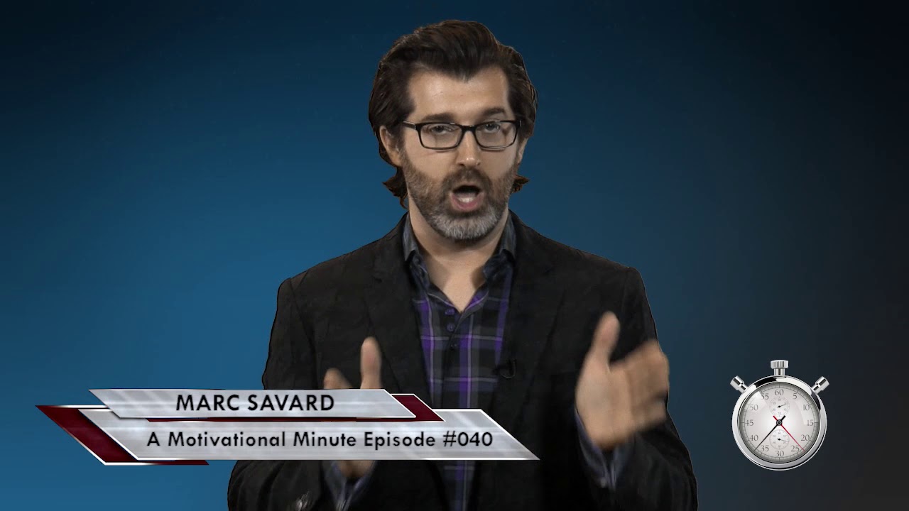 video series for small groups (Control / Can’t Control) EPISODE – 040 A Motivational Video Minute w Marc Savard