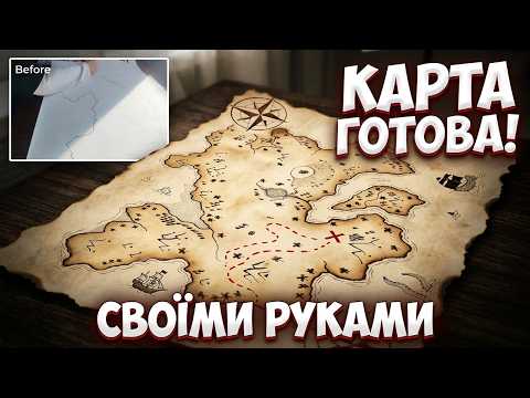 Намалював свою карту Острову Скарбів