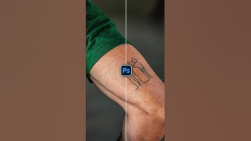 How to Remove Tattoo in Photoshop! 🔥 #shorts