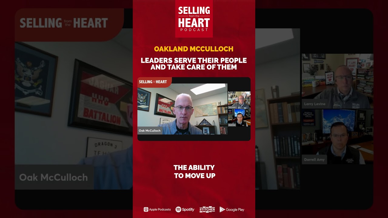Oakland McCulloch - Leaders Serve Their People and Take Care of Them Oakland McCulloch - Leaders Serve Their People and Take Care of Them