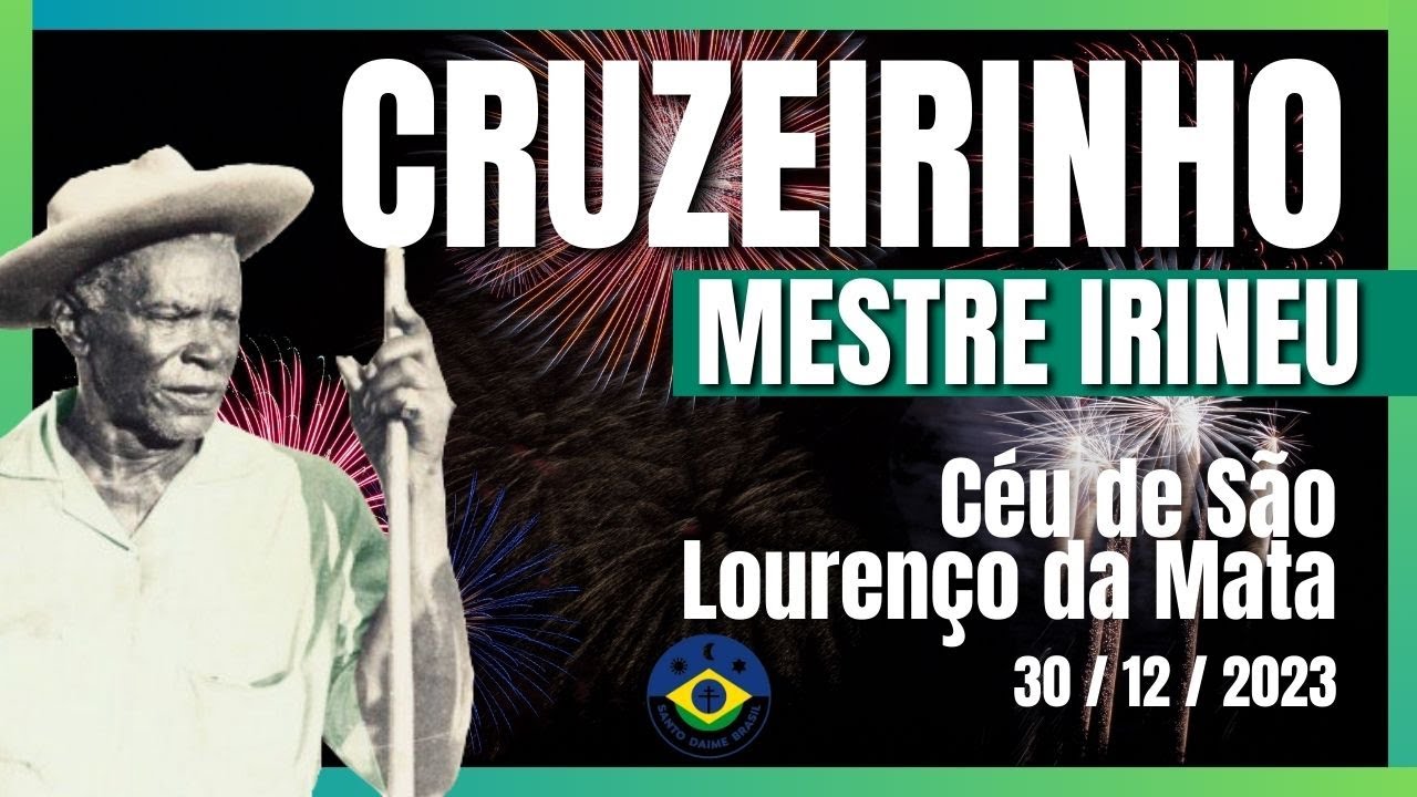 🎵🌟 CRUZEIRINHO DO MESTRE IRINEU - Céu de São Lourenço da Mata -  -  30.12.2023🌞