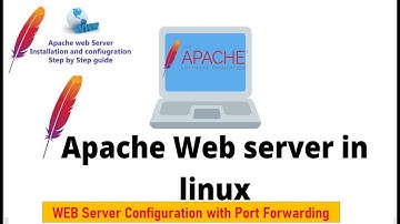 What is Port Forwarding and Install and configure Apache HTTP Server in Linux #linuxtraining #linux