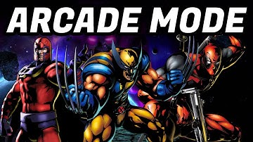UMVC3 - ARCADE MODE - WOLVERINE/MAGNETO/DEADPOOL!