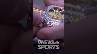 Christian Braun opens secret retractable compartment on his Denver Nuggets NBA championship ring