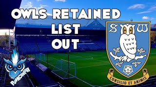 SHEFFIELD WEDNESDAY RETAINED LIST OUT THOUGHTS