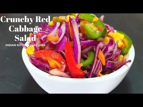 crunchy-red-cabbage-salad-|-purple-cabbage-recipe-|-low-calorie-diet-food