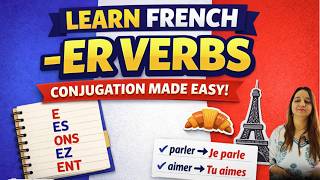 Master French ER Verbs Fast 🇫🇷 | Beginner French Grammar Live Class