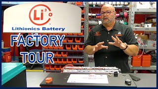 Lithionics Battery Factory Tour