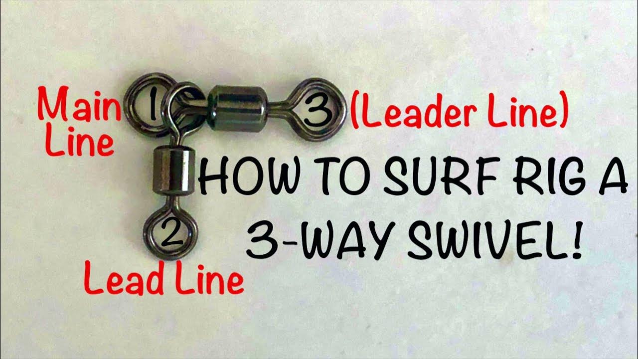 How To Surf Rig a 3-Way Swivel! 