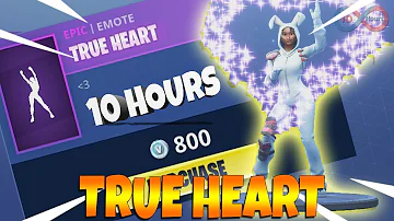 Fortnite TRUE HEART Emote 10 HOURS