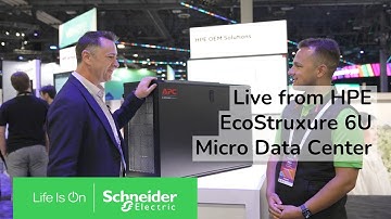 Live from HPE Discover 2023: 6U Wall Mount EcoStruxure Micro Data Center & Solving for Edge