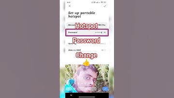 How to Change Hotspot Password in android | Hotspot ka Password kaise change kare#shorts​ #settings