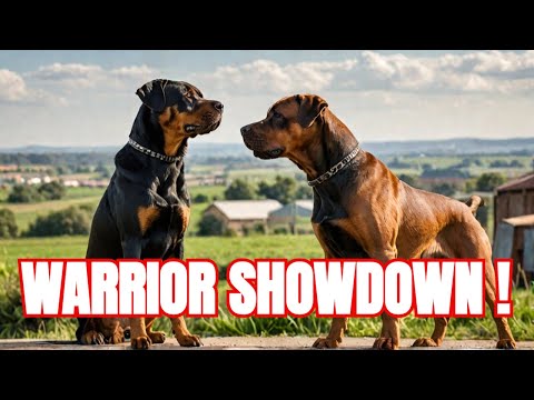 Rottweiler vs Rhodesian