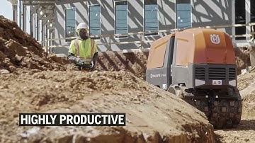 Husqvarna LP 9505 trench compactor – Optimal static compaction