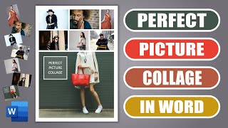 Create a perfect image collage and write on a picture in word | EASY TUTORIAL screenshot 2