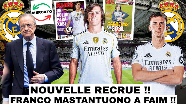 🚨OFFICIEL: LE REAL RECRUTE UN NOUVEAU DÉFENSEUR !! / MASTANTUONO N' A PEUR DE RIEN ! / KONATÉ 2026