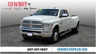 2018 Ram 3500 Laramie 4x4 Crew Cab 8 Box WY Fort Collins, Greeley, Laramie, Casper